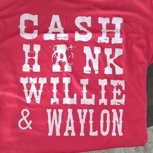 Graphic T-Shirt Cash Hank Willie Waylon